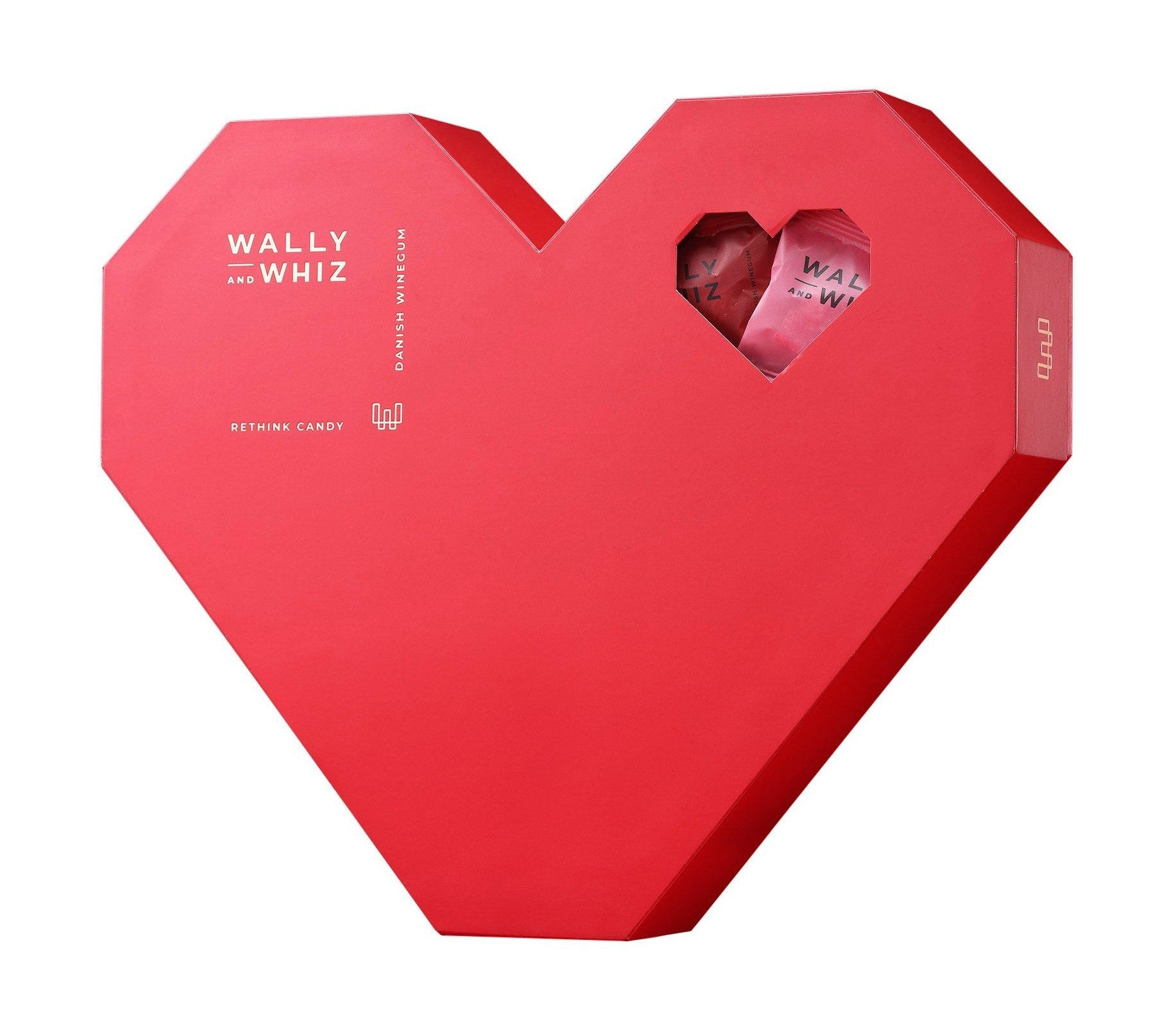 Wally And Whiz Christmas Heart Box With 60 Flowpacks Xmas Flavours 2023 660g