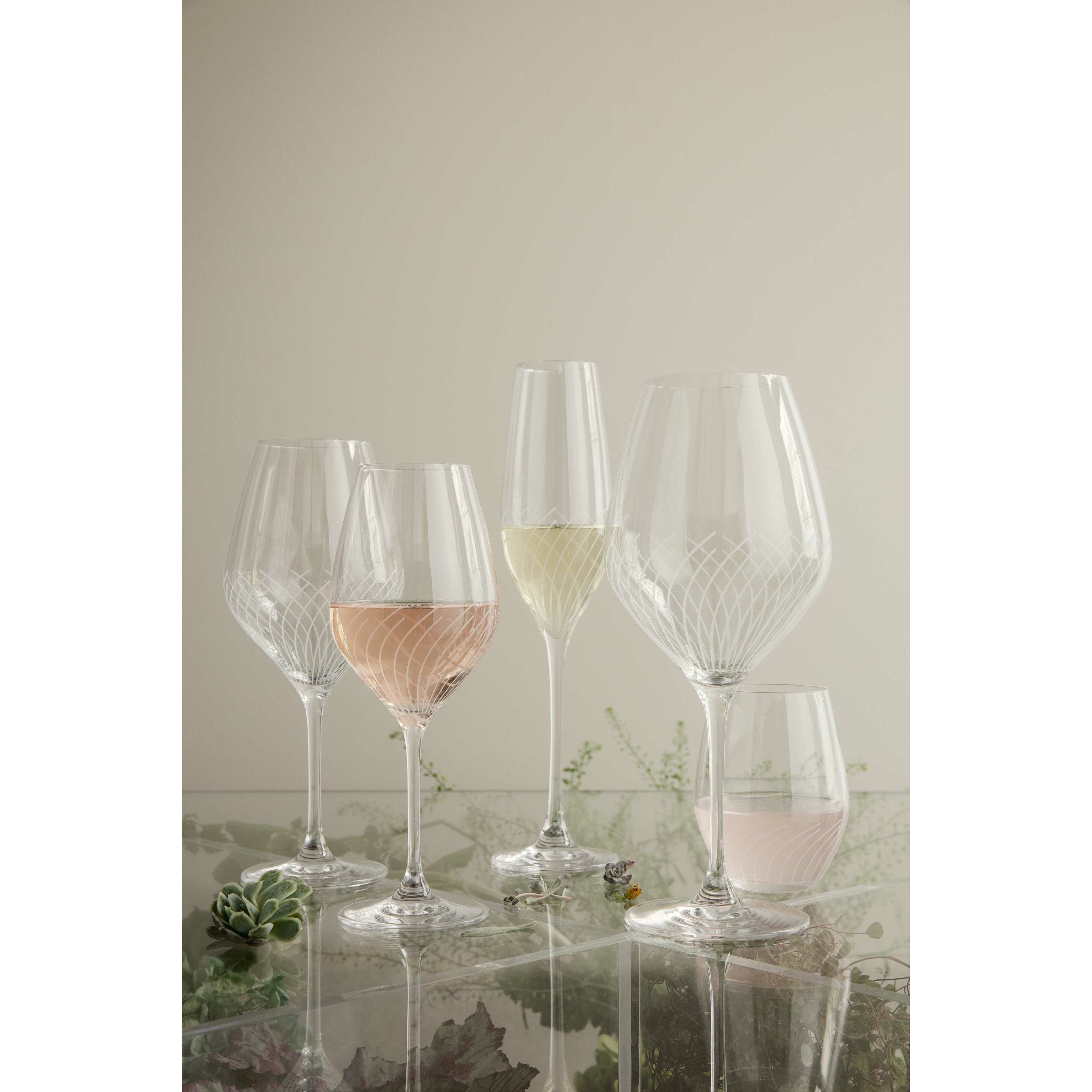 Holmegaard Cabernet Lines champagneglas, 2 st.