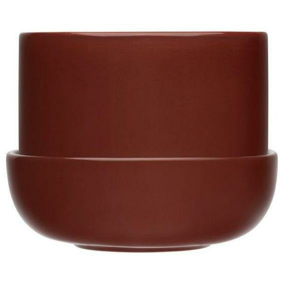 Iittala Nappula Plant Pot med under cill 170x130mm, brun