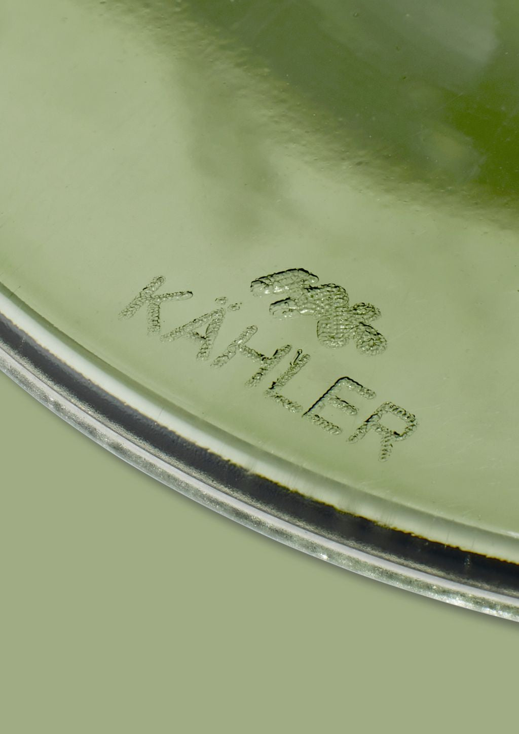 Kähler Hammershøi Vitt vinglas 35 Cl, Green 2 PCS.