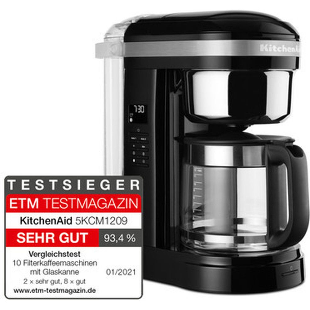 KitchenAid 5KCM1209 kaffemaskin 1,7 L, svart