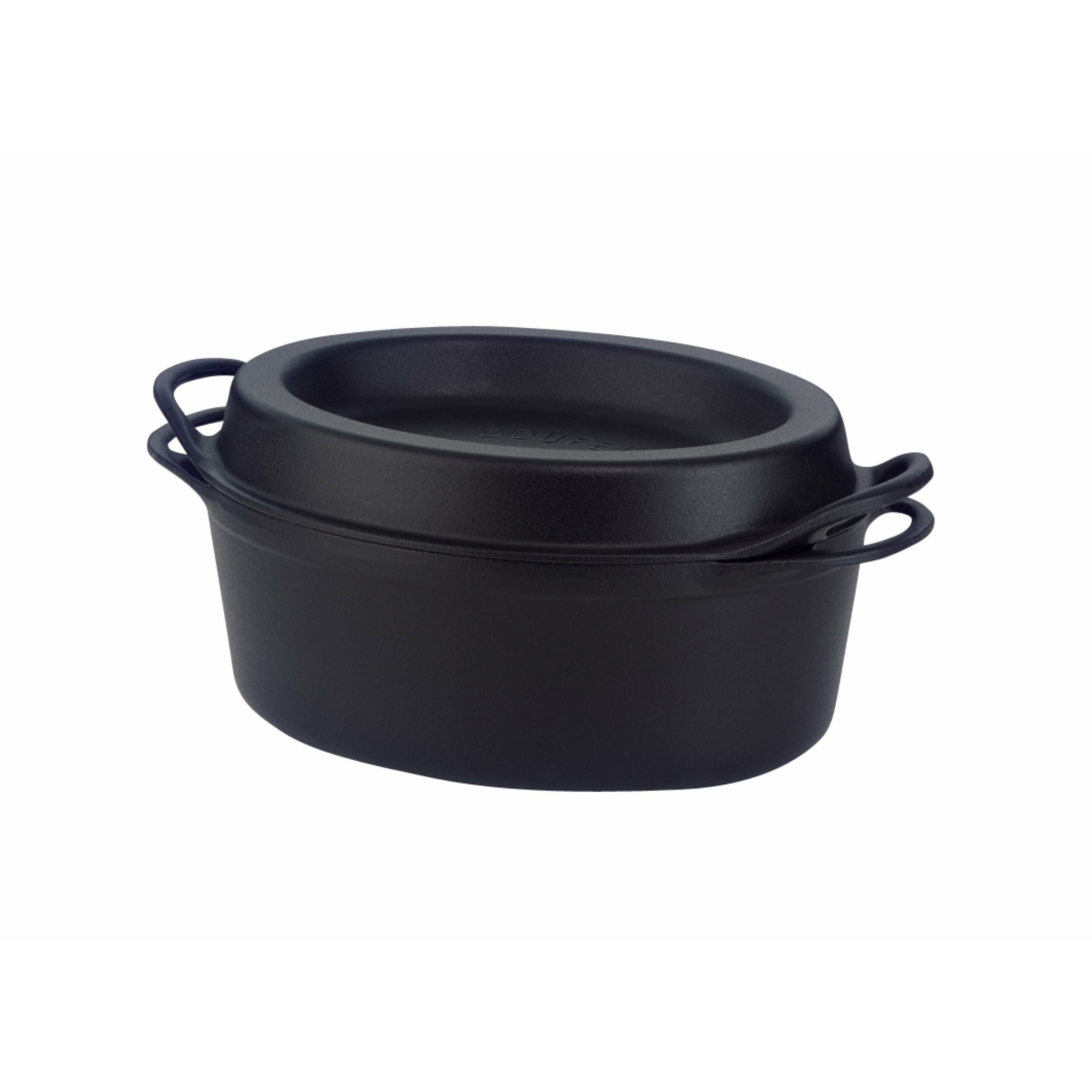 Le Creuset Doufeu Oval Doufeu 32 cm, svart