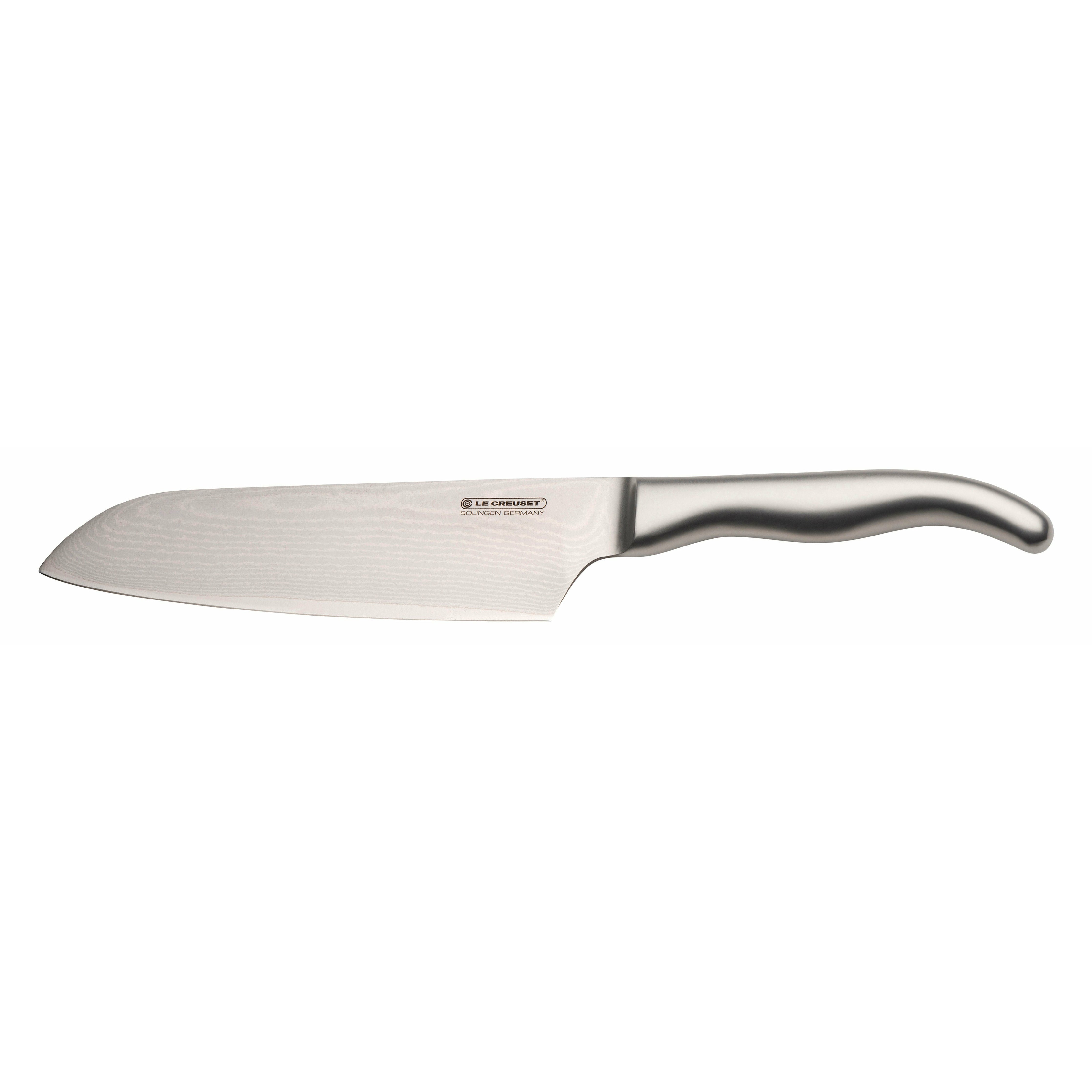 Le Creuset Santoku Kniv med stålaxel, 18 cm