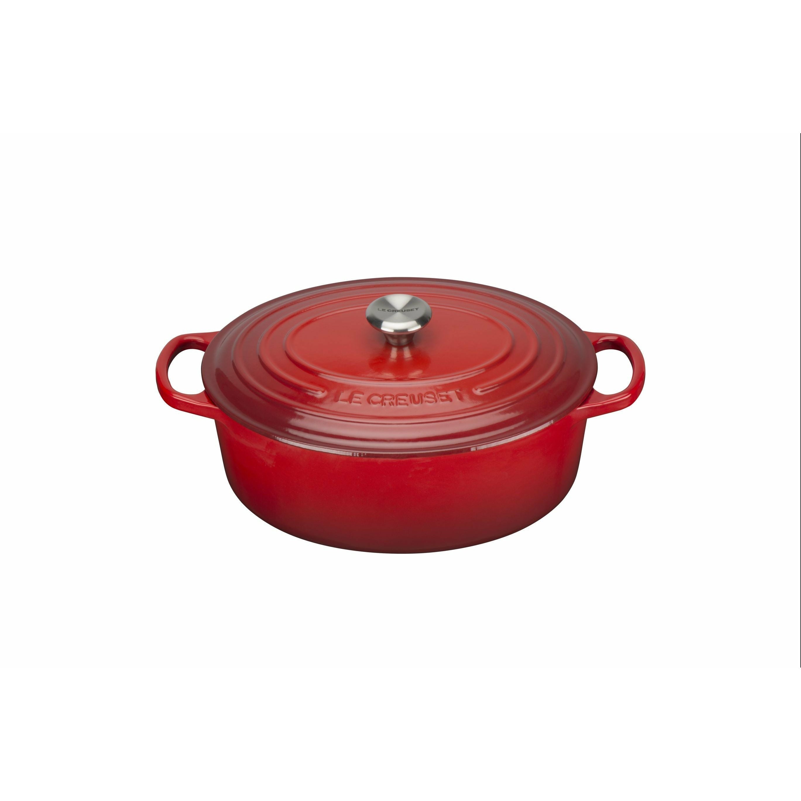 Le Creuset Signature Oval Gryde 27 Cm, Cerise