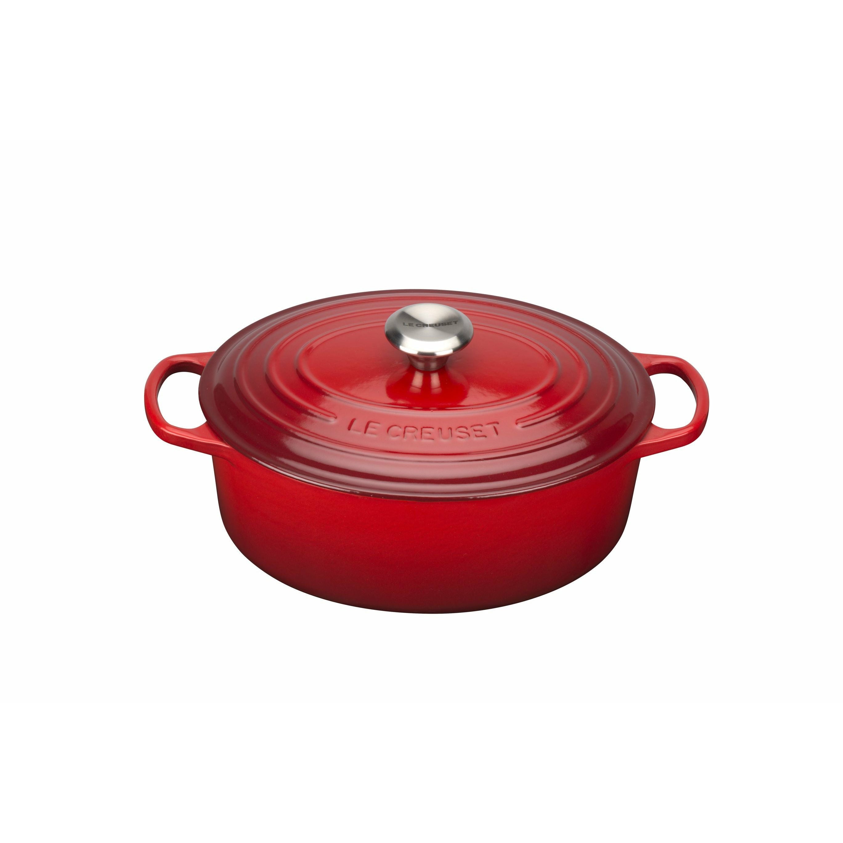 Le Creuset Signature Oval Gryde 29 Cm, Cerise