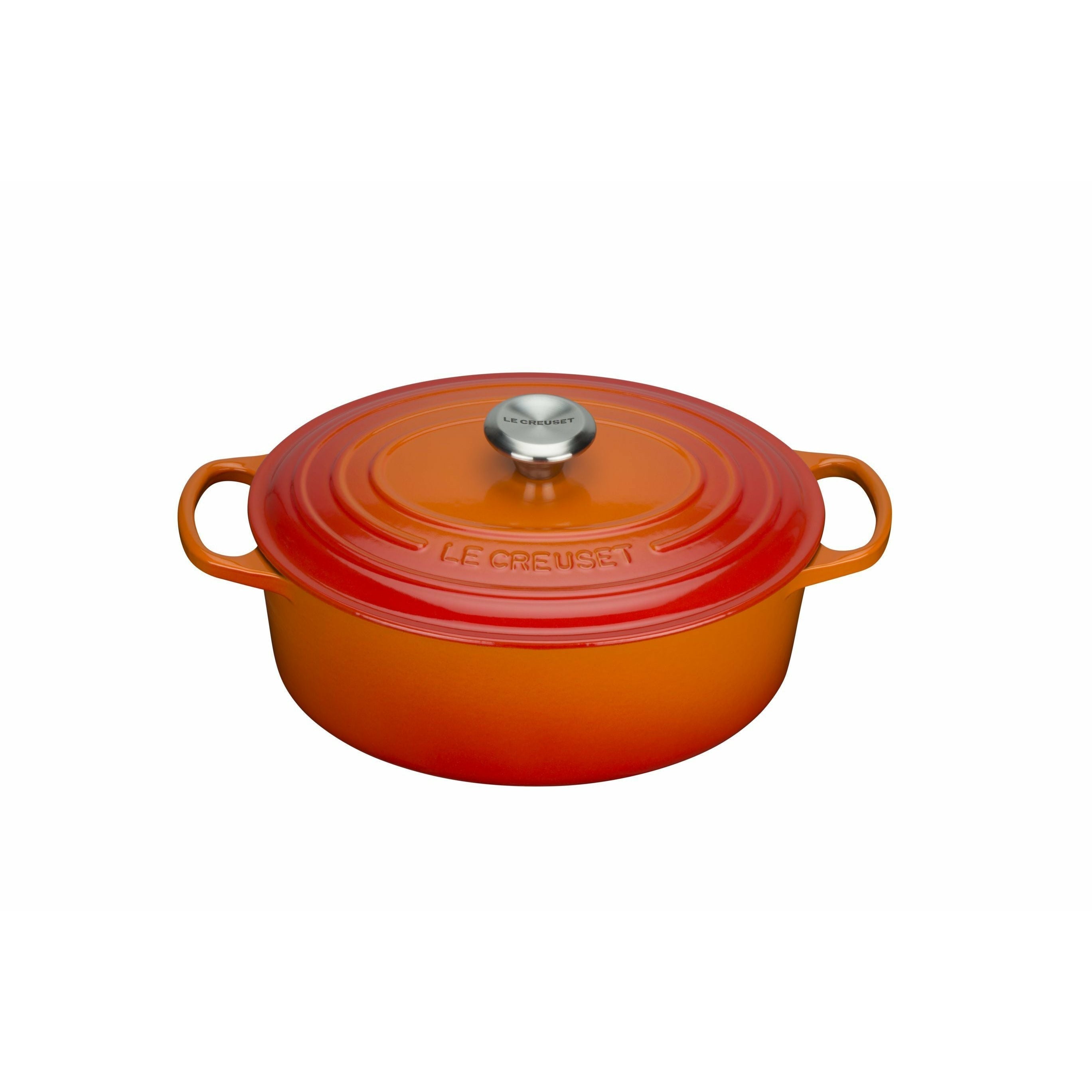 Le Creuset Signature Oval Casserole 29 cm, vulkanisk