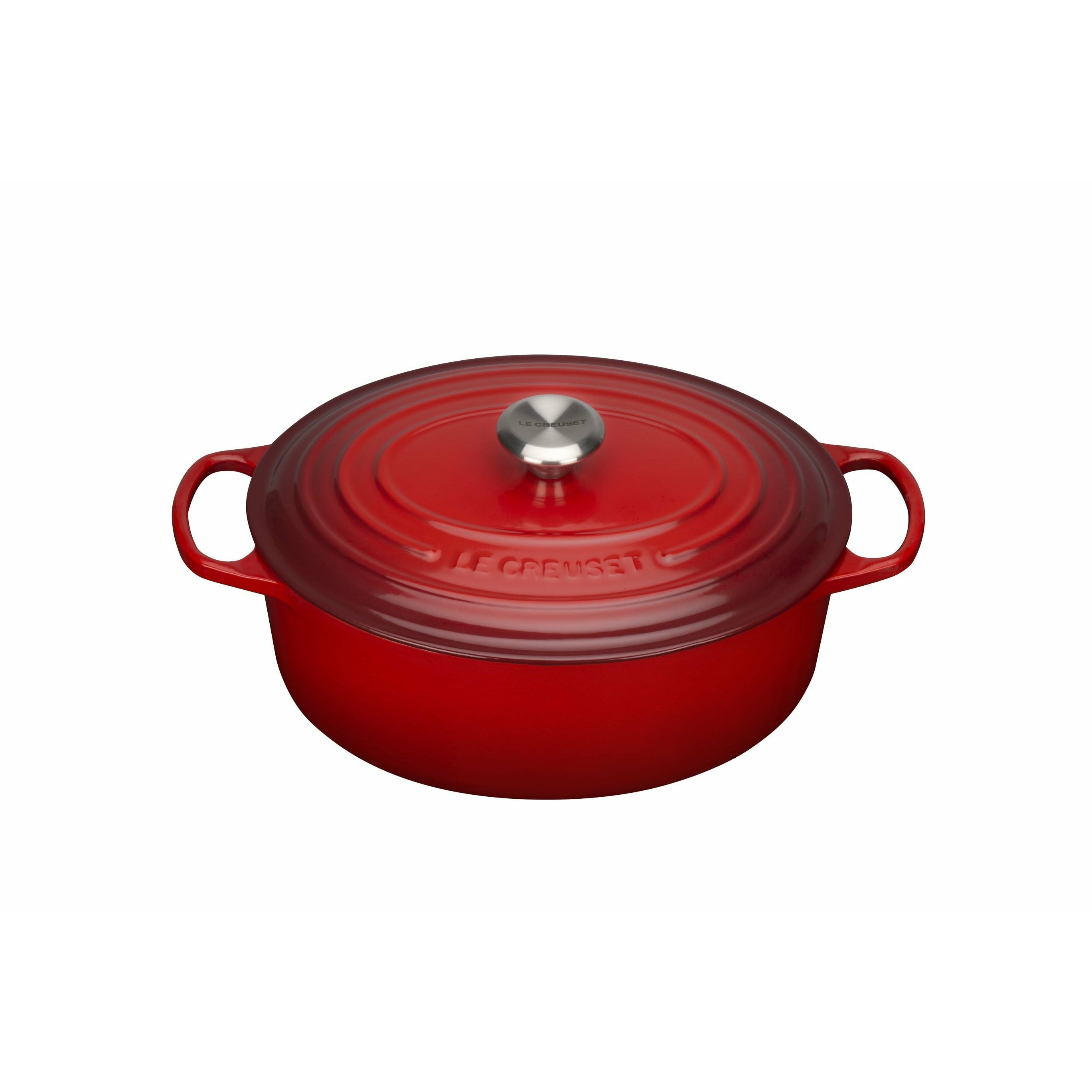 Le Creuset Signature Oval Gryde 31 Cm, Cerise