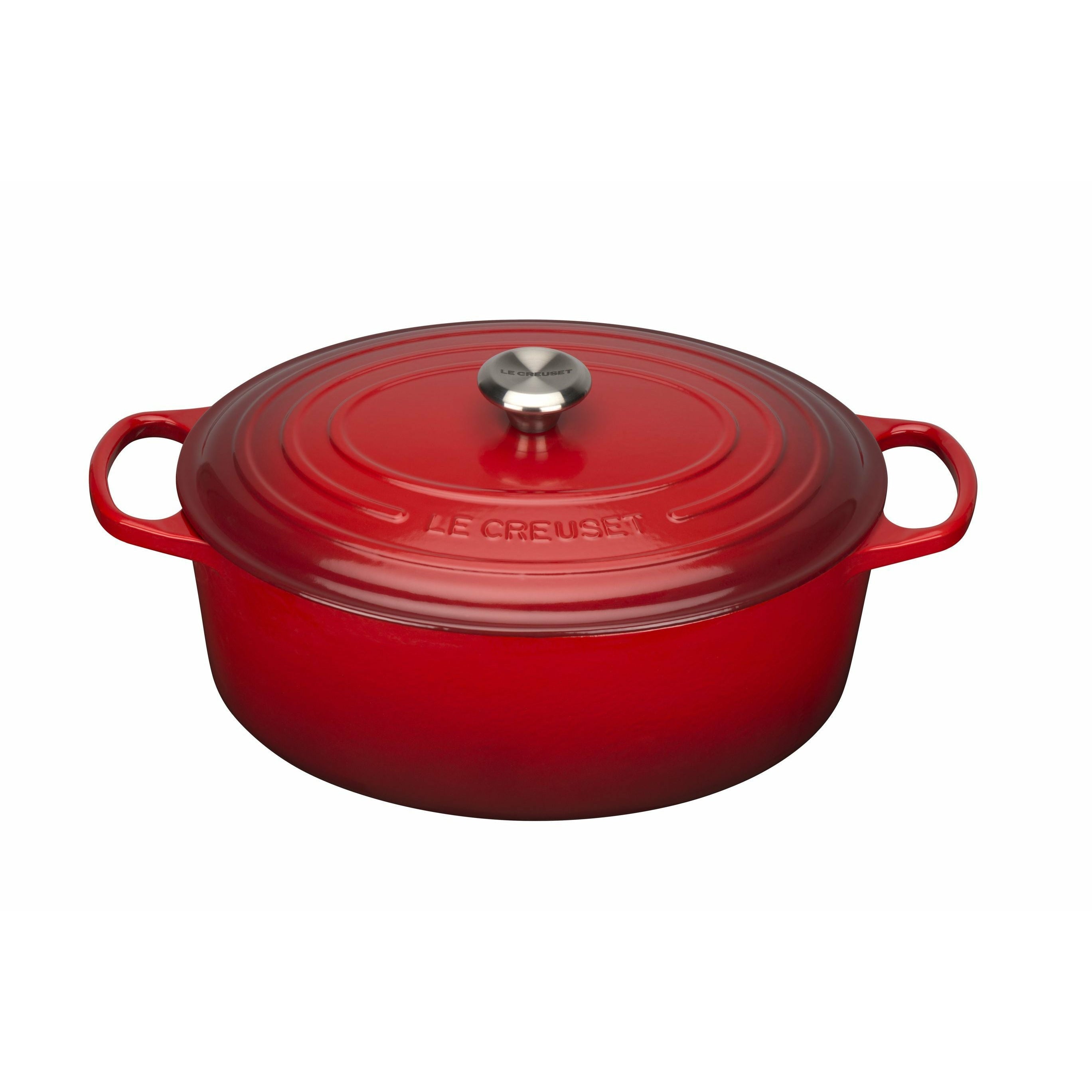 Le Creuset Signature Oval Casserole 35 cm, Cerise