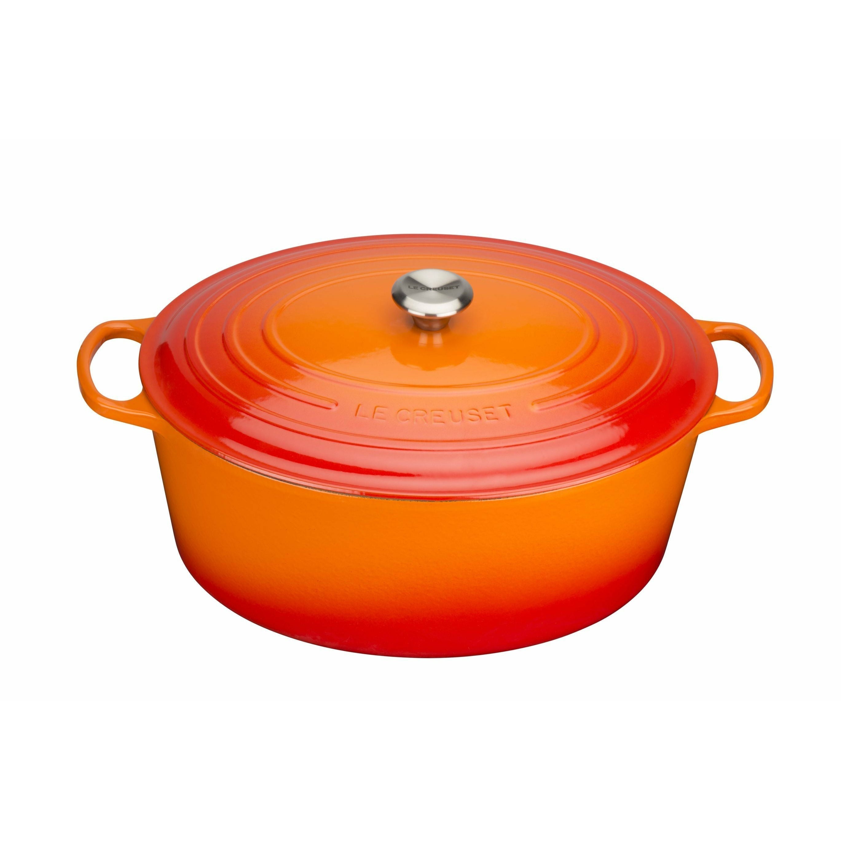 Le Creuset signatur oval gryta 40 cm, vulkanisk