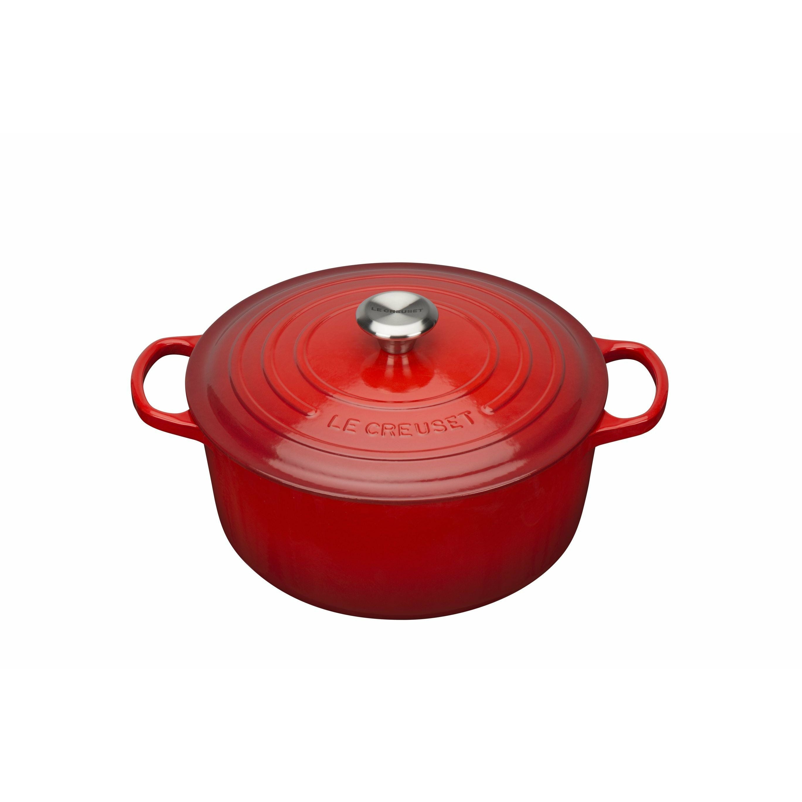 Le Creuset Signature Round Casserole 22 cm, Cerise