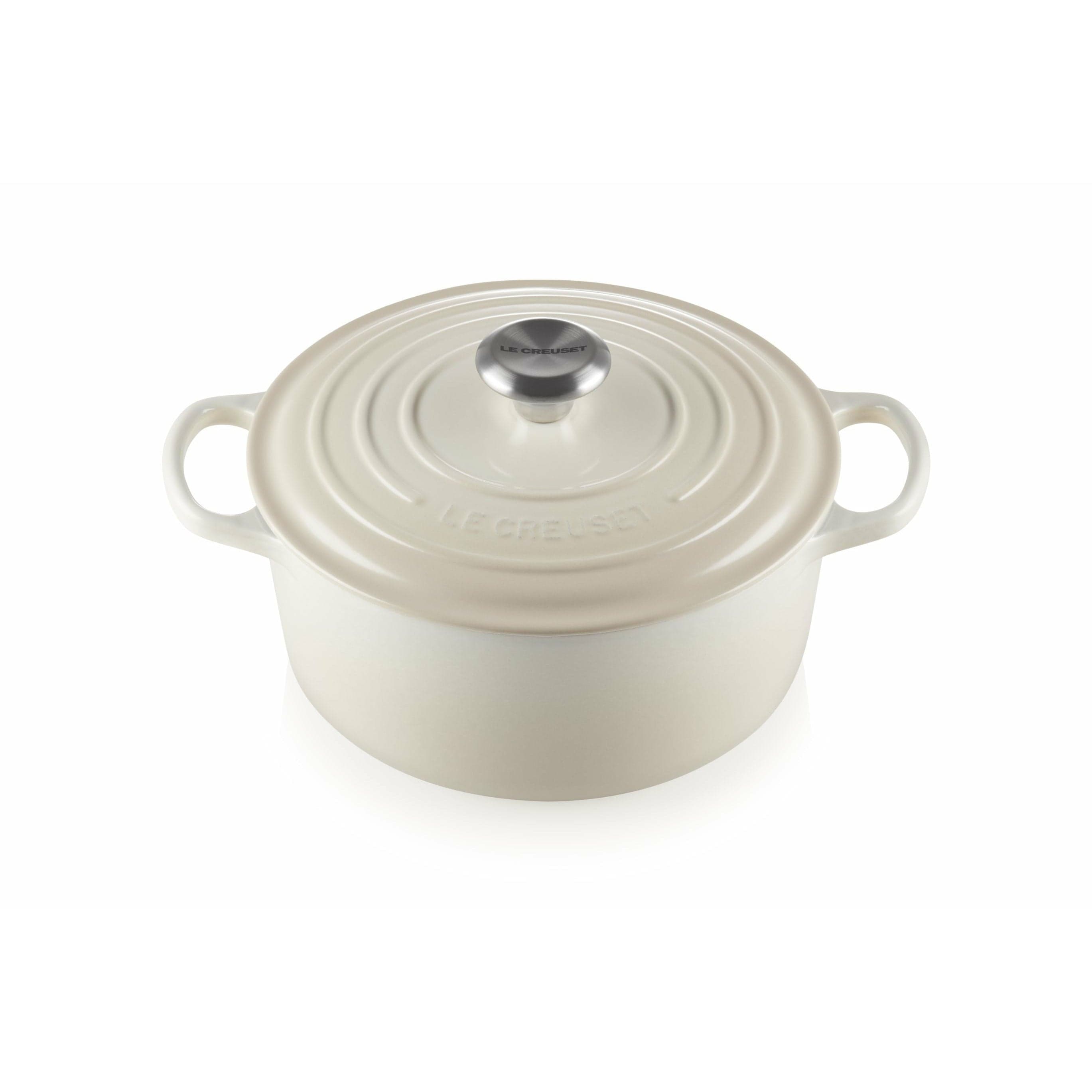 Le Creuset signatur rund potten 24 cm, maräng