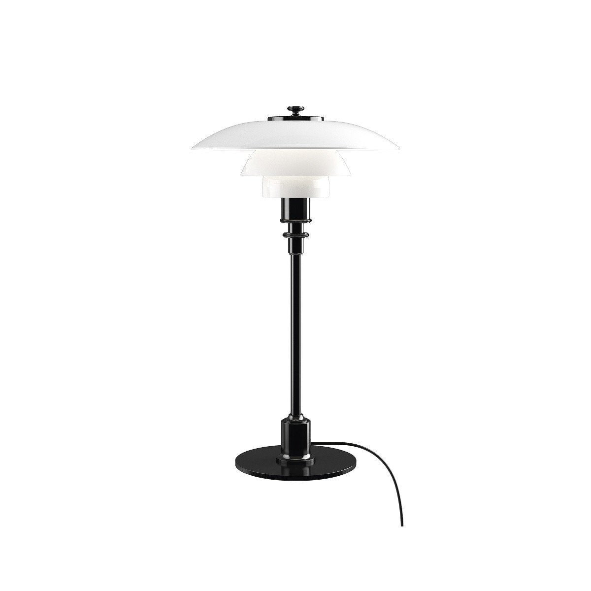 Louis Poulsen PH 2/1 bordslampa, svart metalliserad
