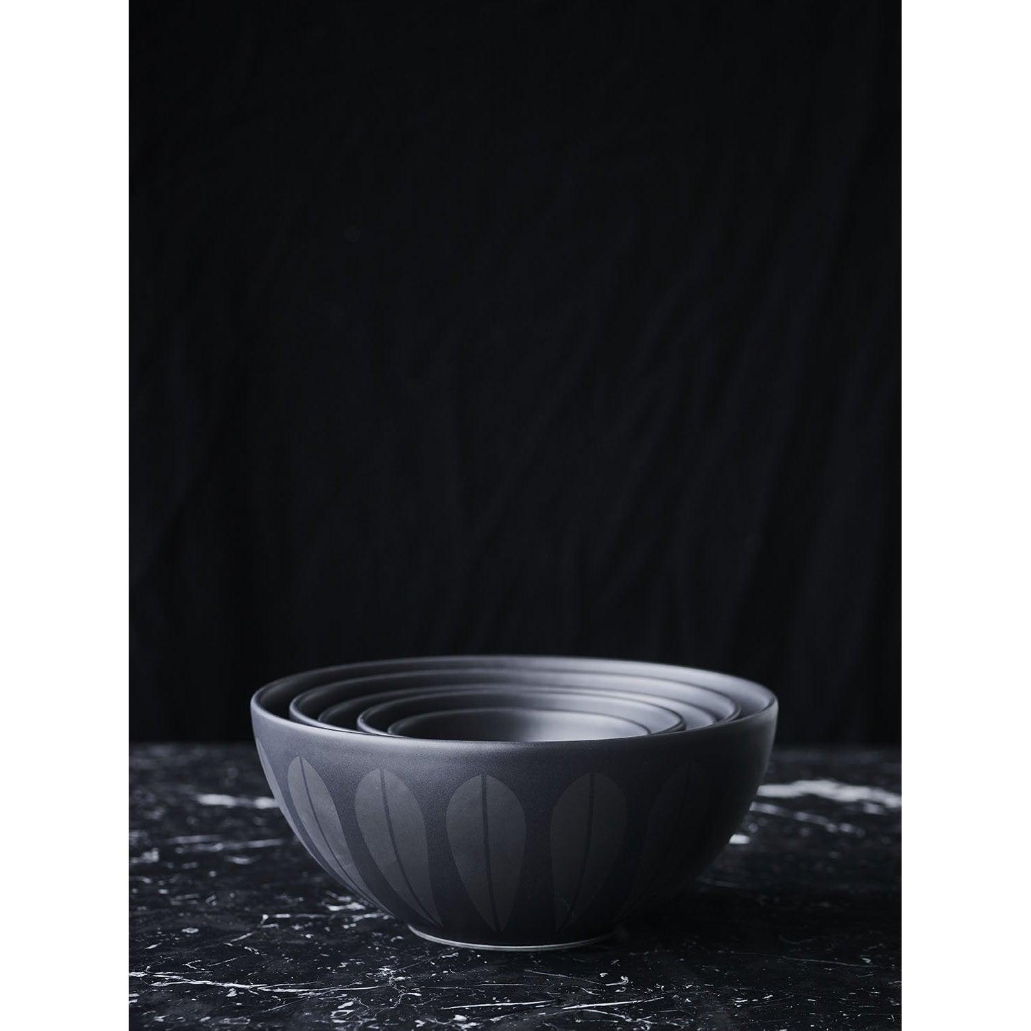 Lucie Kaas Arne Clausen Bowl Black, 18 cm