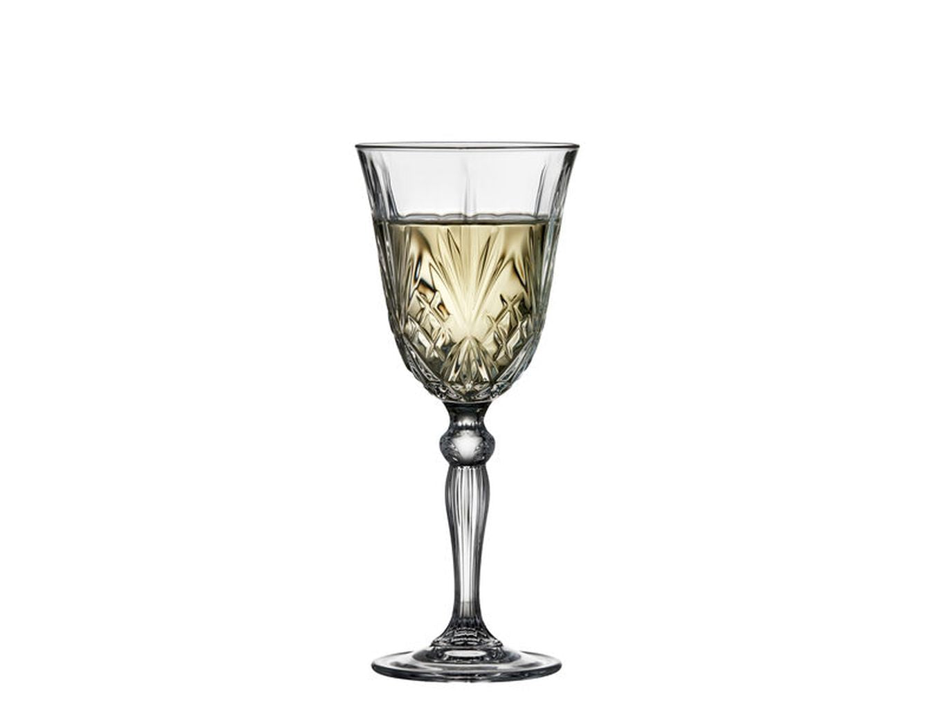 Lyngby Glas Melodia Crystal White Wine Glass 21 Cl, 4 st.