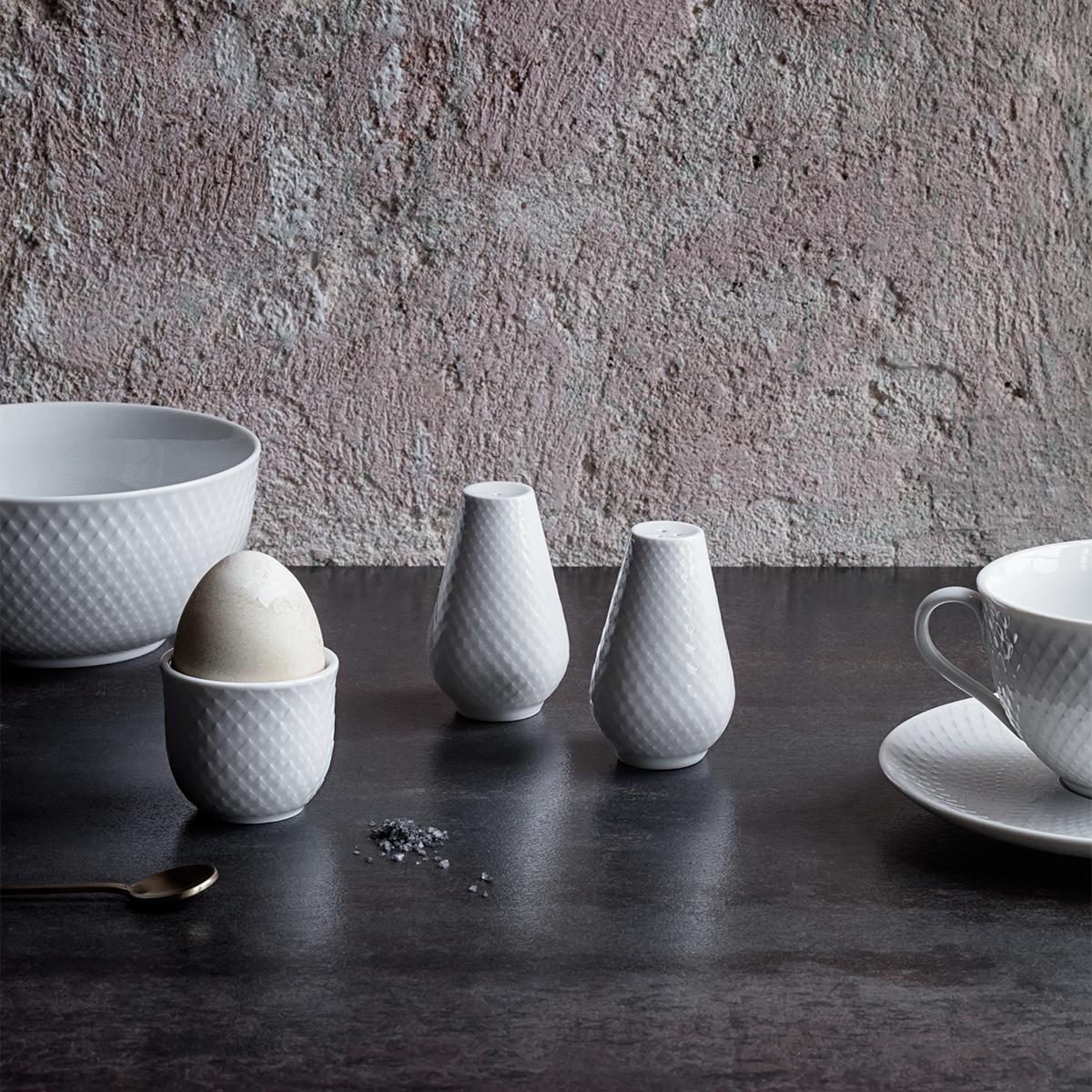 Lyngby Porcelæn Rhombe Egg Cup, 2 st.