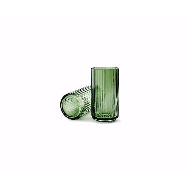 Lyngby Porcelæn Vase Köpenhamns grönt glas, 20,5 cm