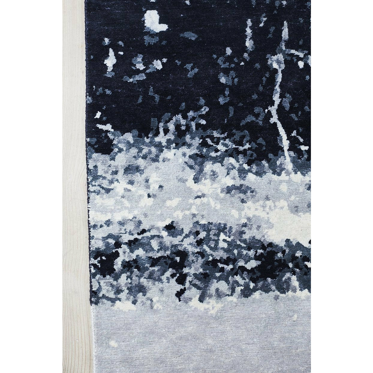 Massimo STARDUST matta blå jord bambu, 200x300 cm