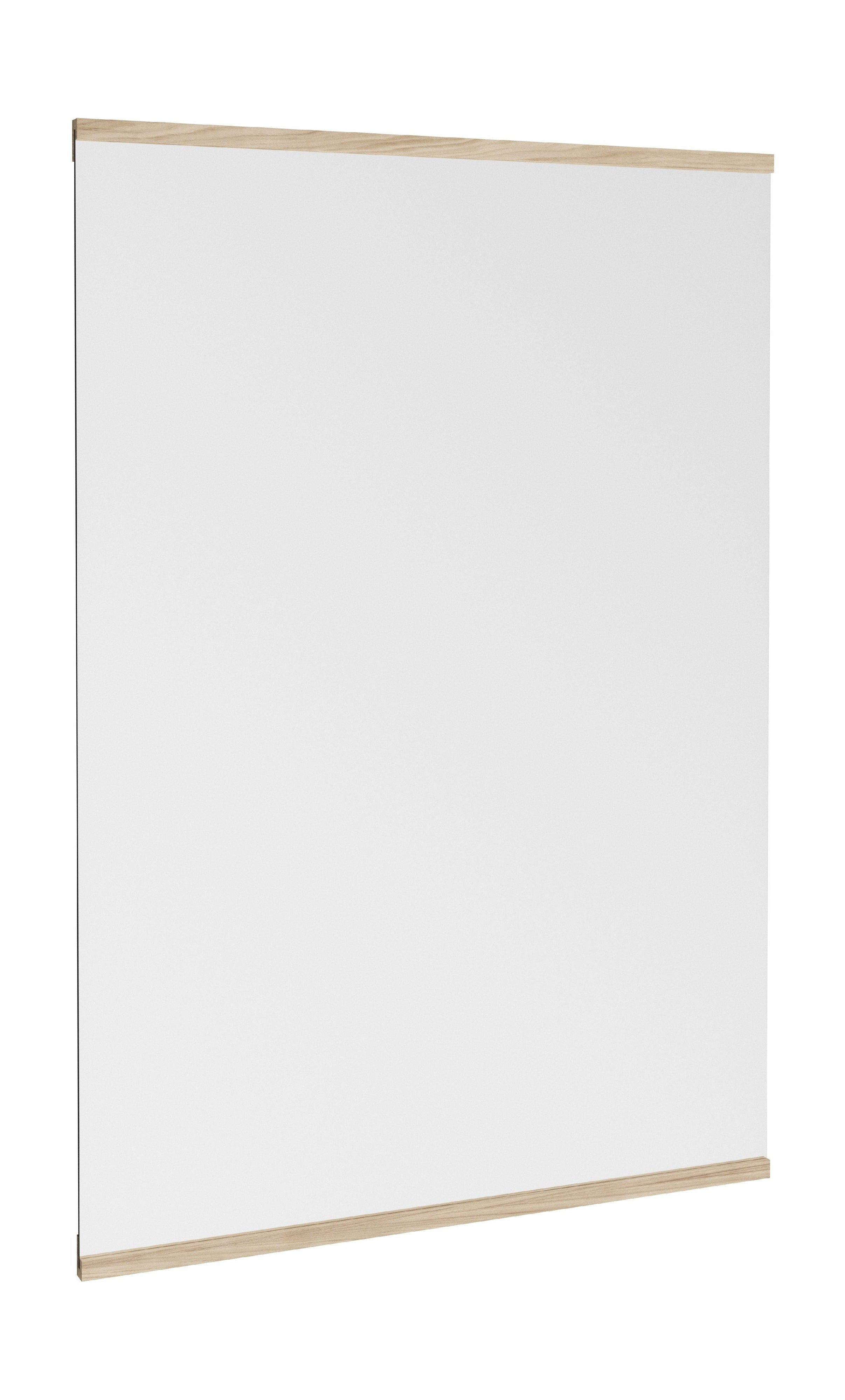 Moebe Rektangulär väggspegel 101,8x70 cm, aska