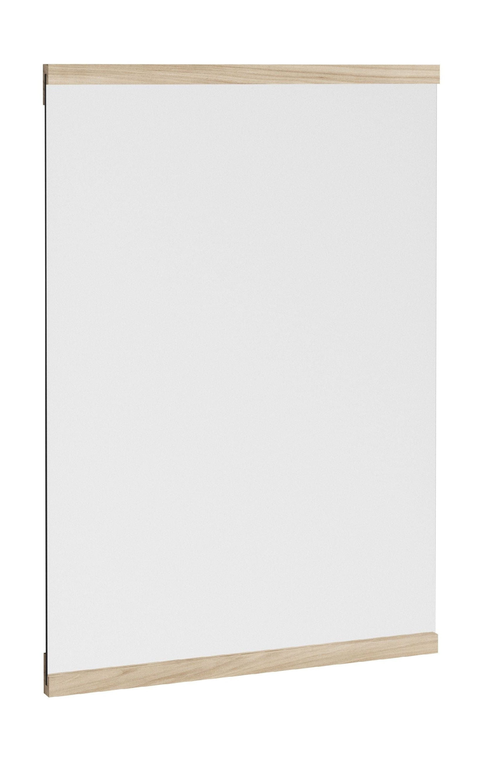 Moebe Rektangulär väggspegel 43,3x30 cm, aska