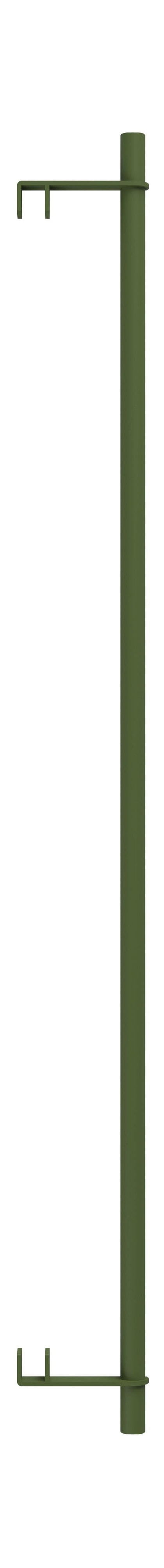 Moebe Sheveling System/Wall Sheveling Clothing Bar 85 cm, fyren grön