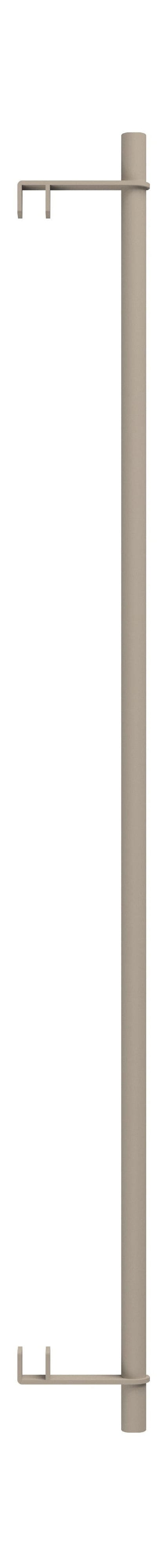 Moebe Sheveling System/Wall Sheveling Clothes Bar 85 cm, Hot Grey