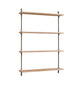 Moebe Wall Shelving WS.115.1, Eg/Varmgrå