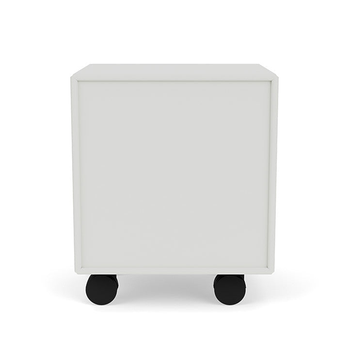 Montana Dream Bedside Table With Wheels, Nordic White