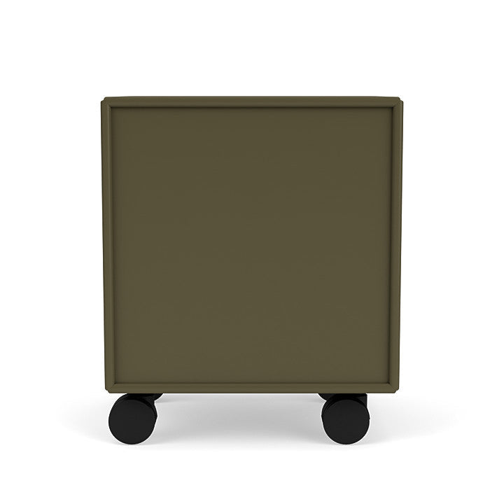 Montana Operation Drawing Table With Wheels, Oregano Green
