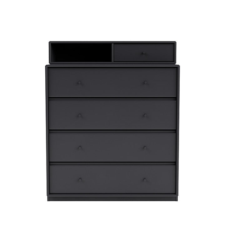 Montana Keep Bre of Drawers med 3 cm piedestal, Anthracite