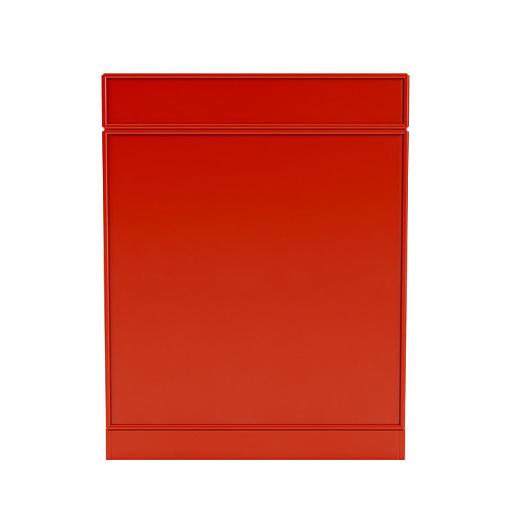 Montana Keep Bre of Drawers med 7 cm piedestal, Rose Red