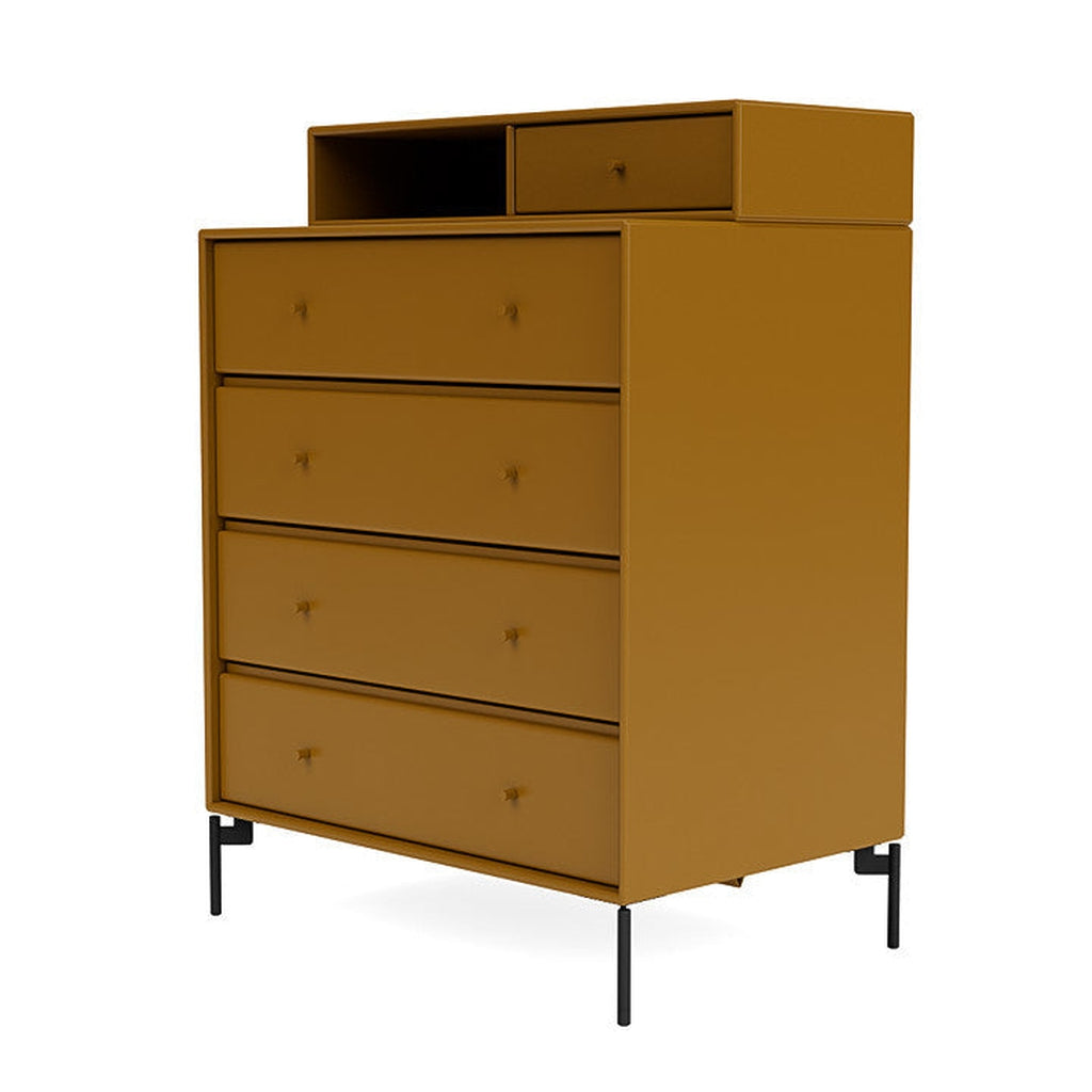 Montana Keep Bre of Drawers With Ben, Amber Yellow/Black