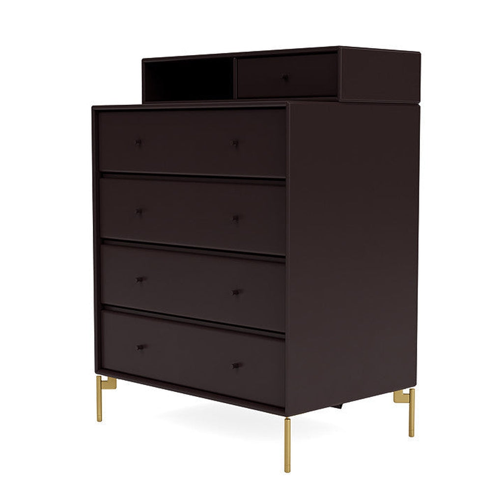 Montana Keep Bre of Drawers With Ben, Balsamic Brown/Brass