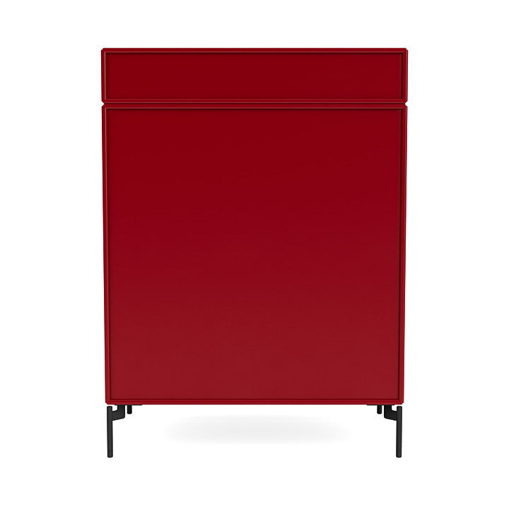Montana Keep Bre of Drawers With Ben, Beetroot Red/Black