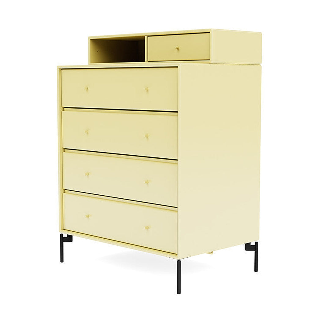 Montana Keep Bre of Drawers With Ben, Chamomile Yellow/Black
