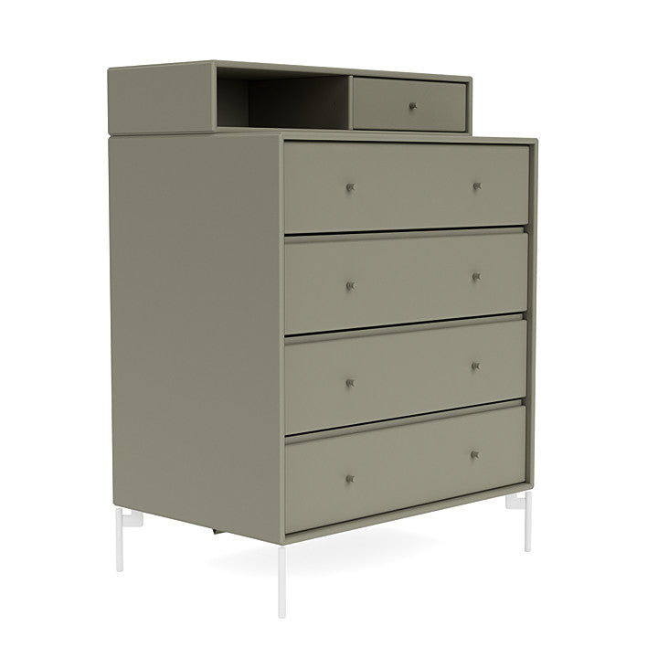 Montana Keep Bre of Drawers With Ben, Fennel Green/Snow White