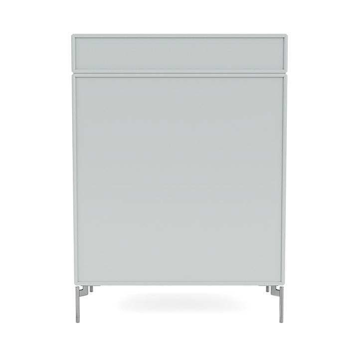 Montana Keep Bre of Drawers With Ben, Oyster Grey/Chrome Mat