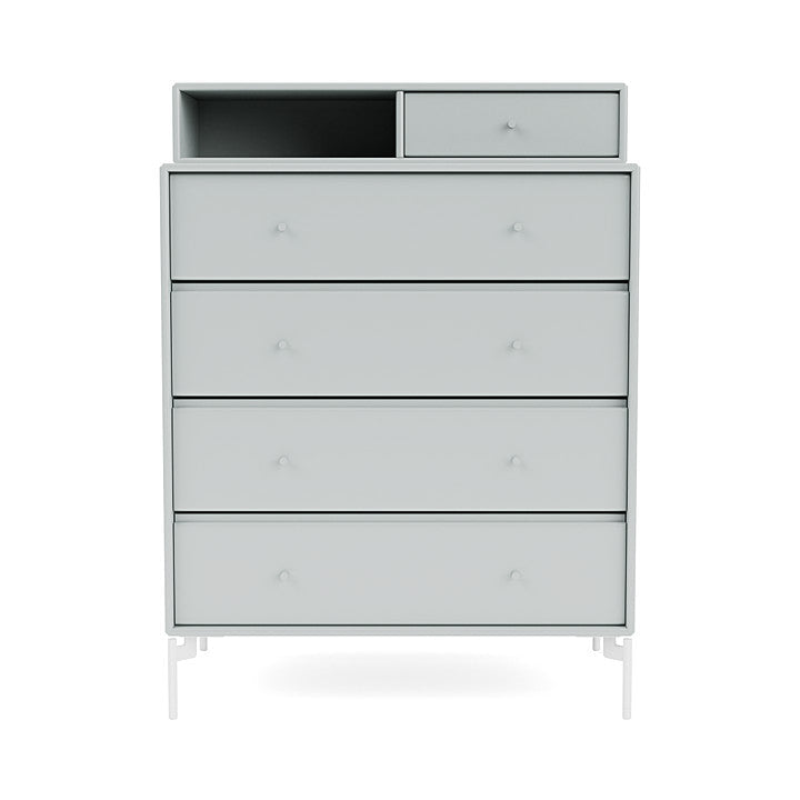 Montana Keep Bre of Drawers With Ben, Oysters Grey/Snow White