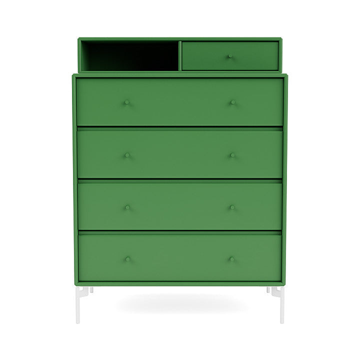 Montana Keep Bre of Drawers With Ben, Parsley Green/Snow White