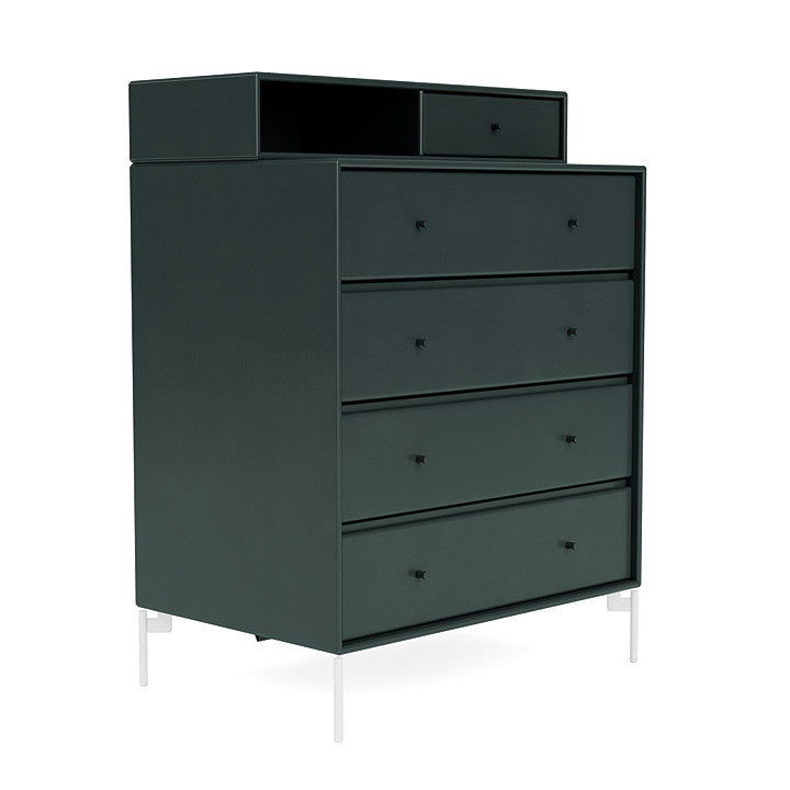Montana Keep Bre of Drawers With Ben, Black Jade/Snow White