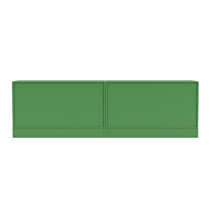 Montana Line avlång skänk med 7 cm piedestal, persilja grön