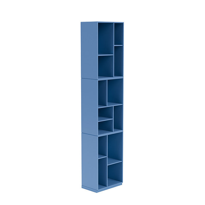 Montana Loom Smal Bookhelf med 3 cm uttag, Azure Blue
