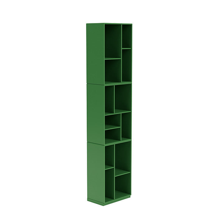 Montana Loom Smal Bookhelf med 3 cm uttag, persilja grön