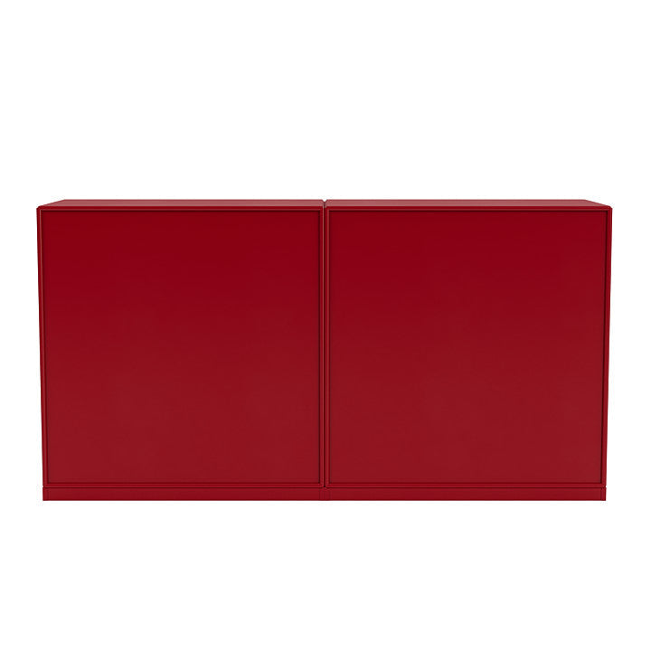 Montana Pair Classic Sideboard med 3 cm piedestal, rödbetor röd