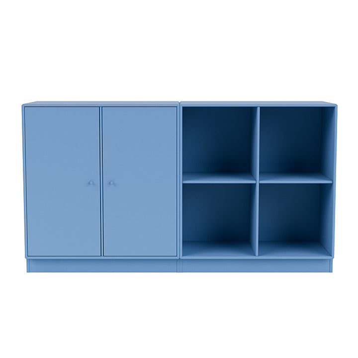 Montana Pair Classic Sideboard med 7 cm piedestal, Azure Blue
