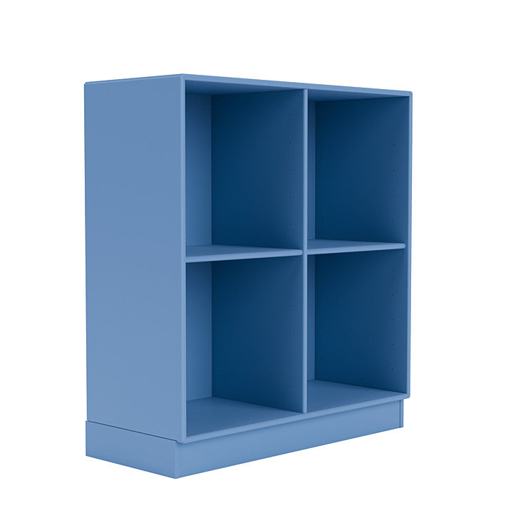 Montana Show Bookhelf med 7 cm piedestal, azure blå
