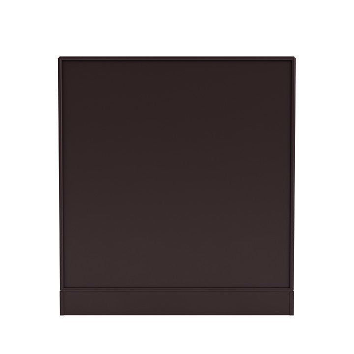 Montana Show bokhylla med 7 cm piedestal, balsamicbrunt