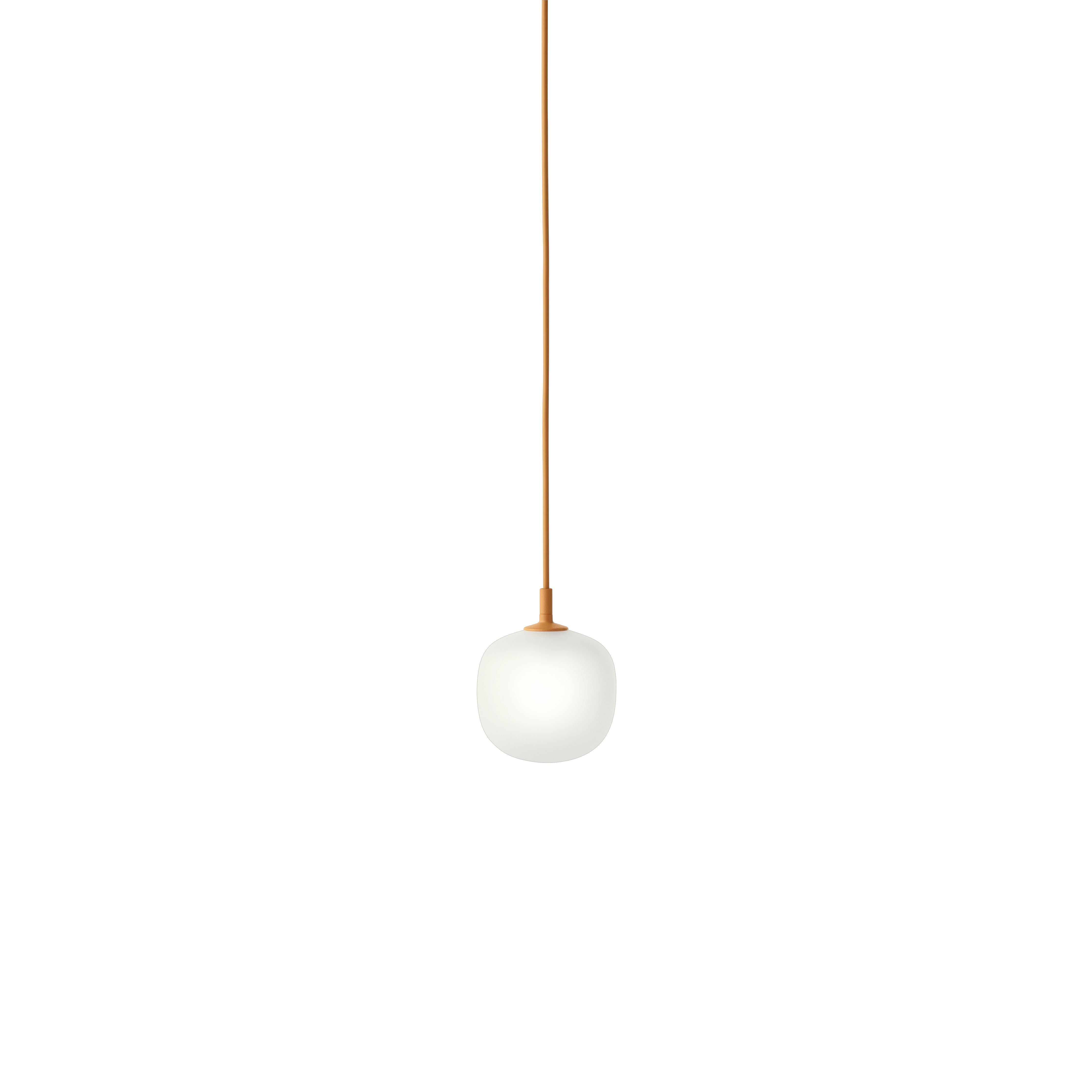 Muuto Rime Pendant Lamp Ø12 cm, vit/orange