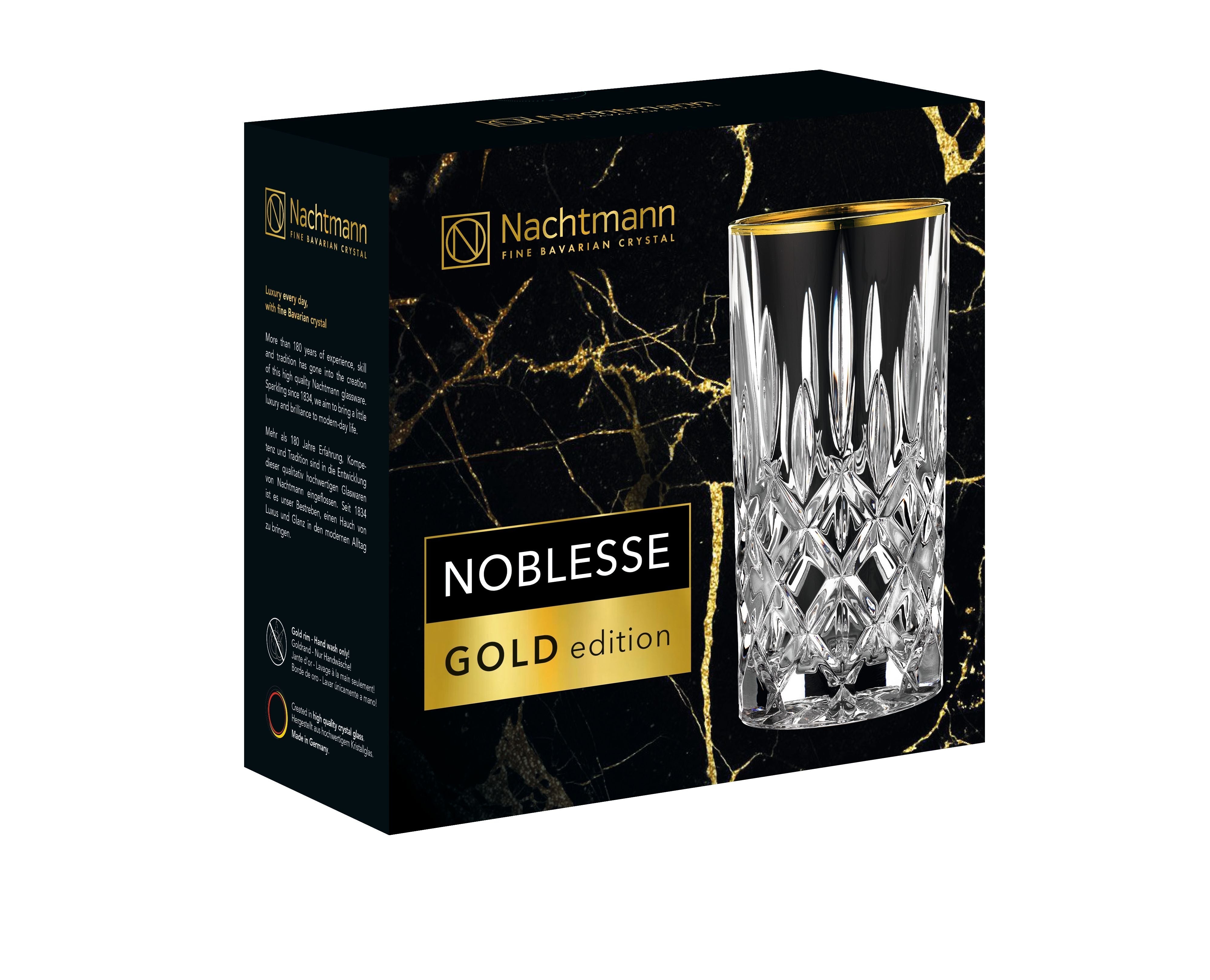 Nachtmann Noblesse Gold Long Drink Glass 375 ml, 2 st.