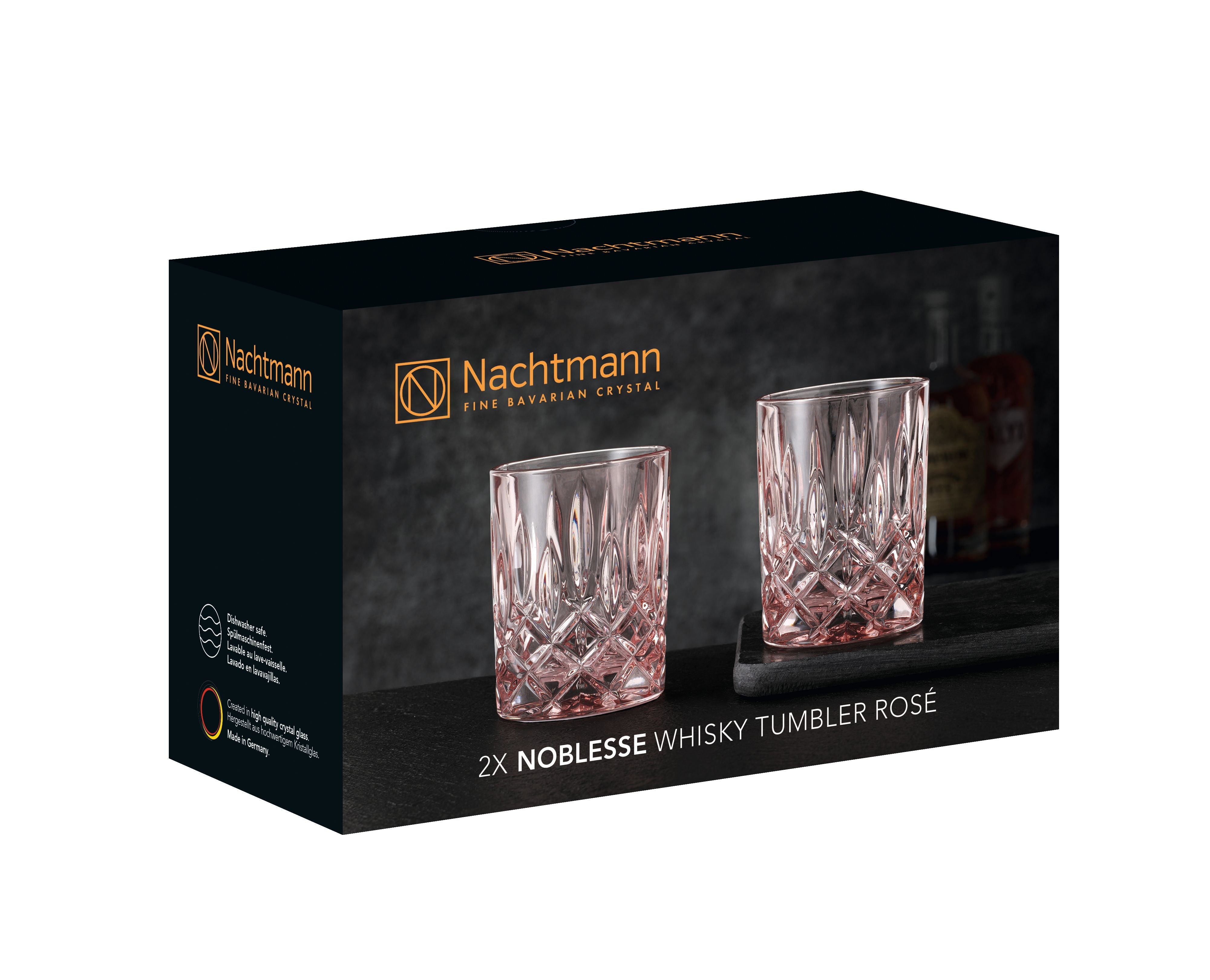 Nachtmann Noblesse Whisky Glass Rosé 295 ml, 2 st.
