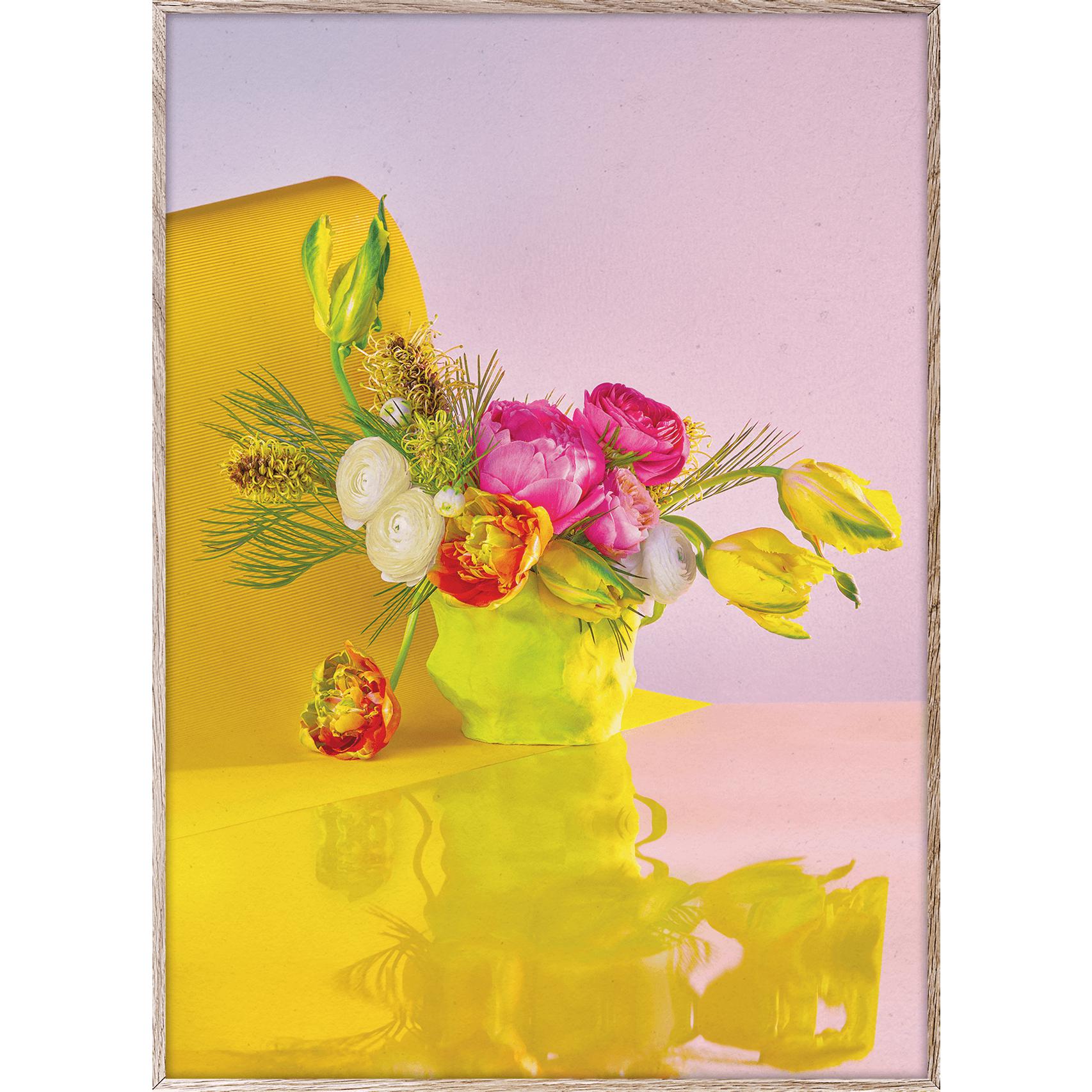 Paper Collective Bloom 03 -affisch 30x40 cm, gul